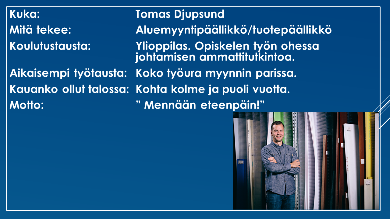 Faktalaatikko - Tomas Djupsund
