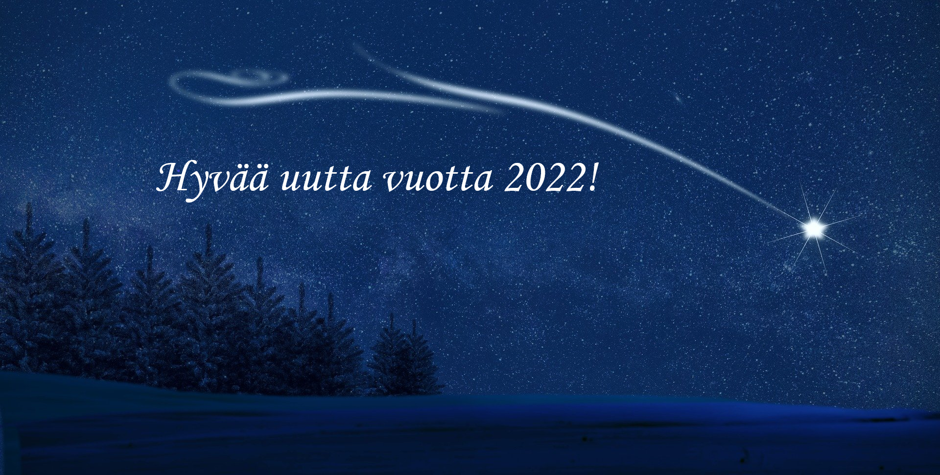 Hyvaa Uutta Vuotta 2022