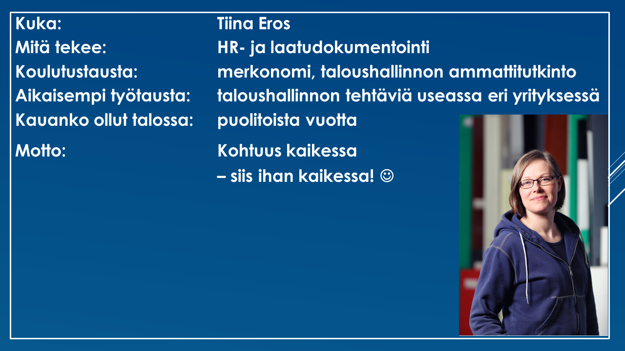 Faktalaatikko - Tiina Eros